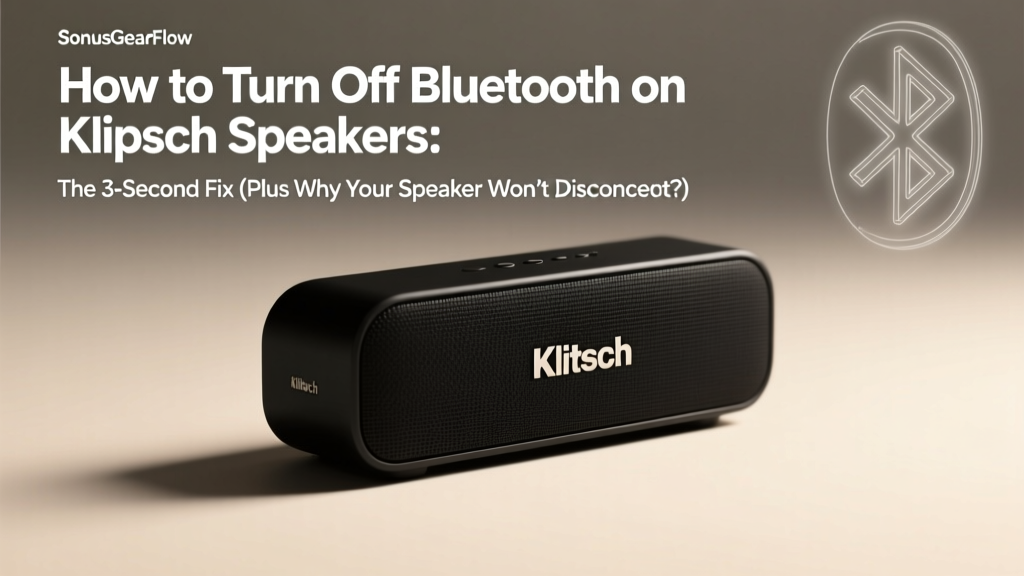 How to Turn Off Bluetooth on Klipsch Speakers