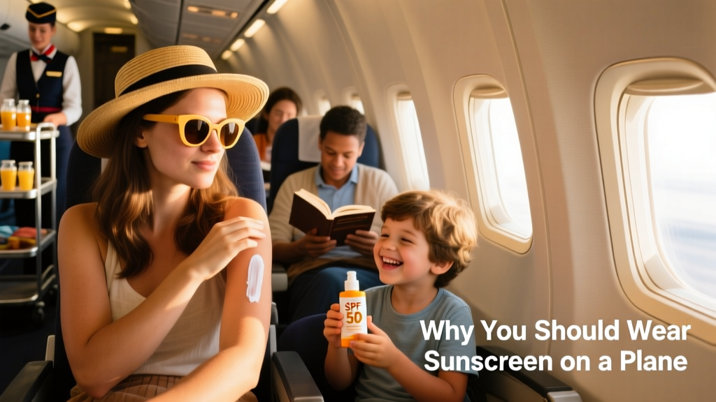 Why You Should Wear Sunscreen On A Plane: The High-Altitude UV Truth Pilots and Dermatologists Know