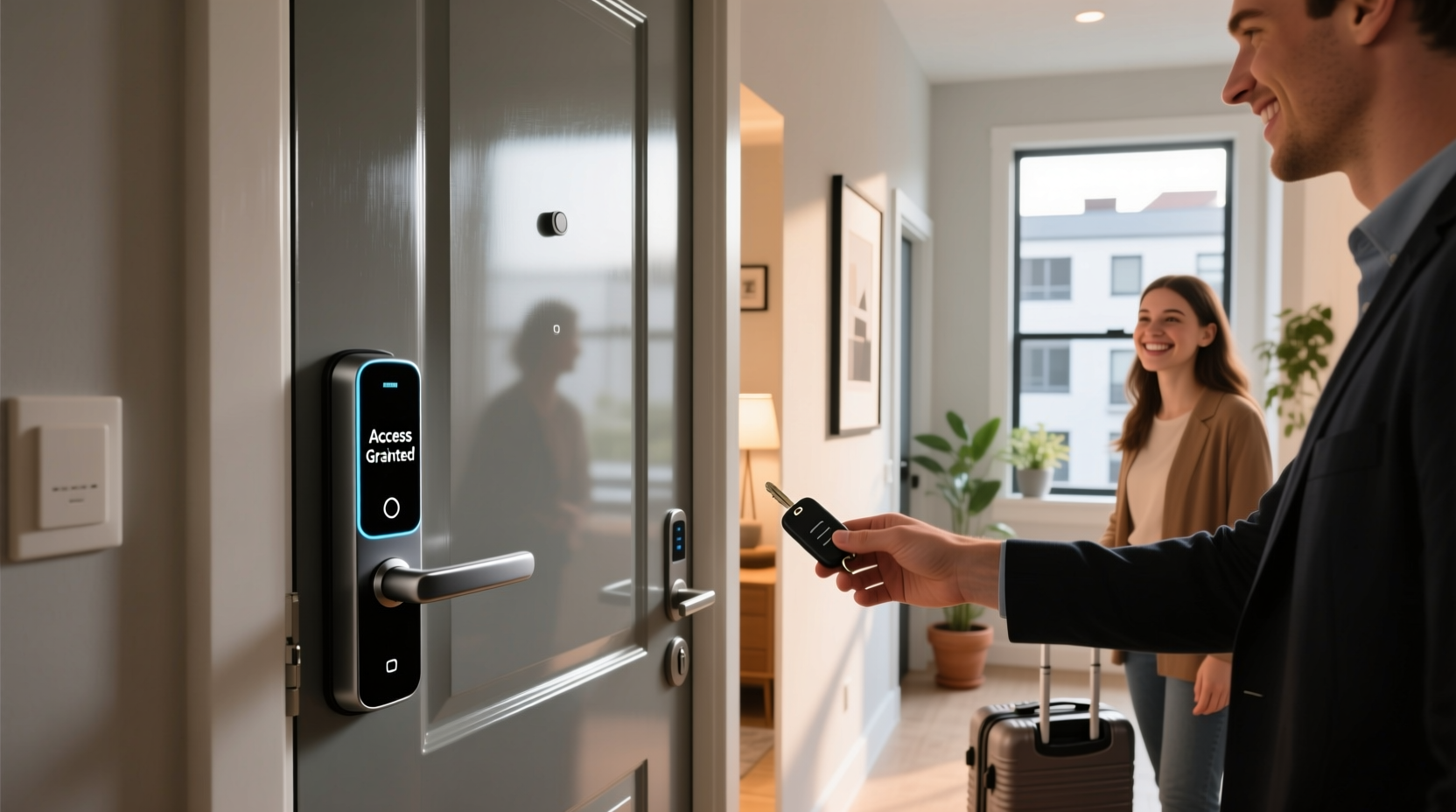 is a smart lock worth it for apartments with frequent guests