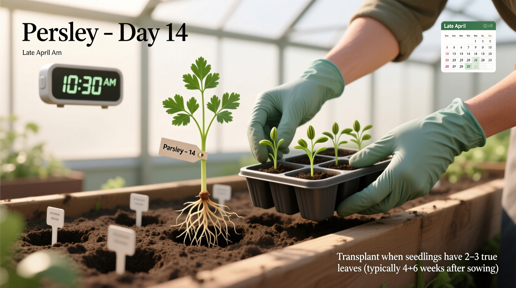 Transplant Parsley in 3 Steps | TheHomeSprouts