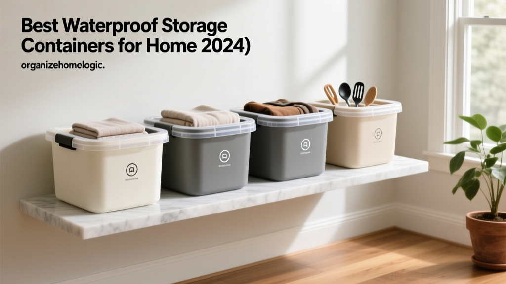 Best Waterproof Storage Containers for Home (2024)