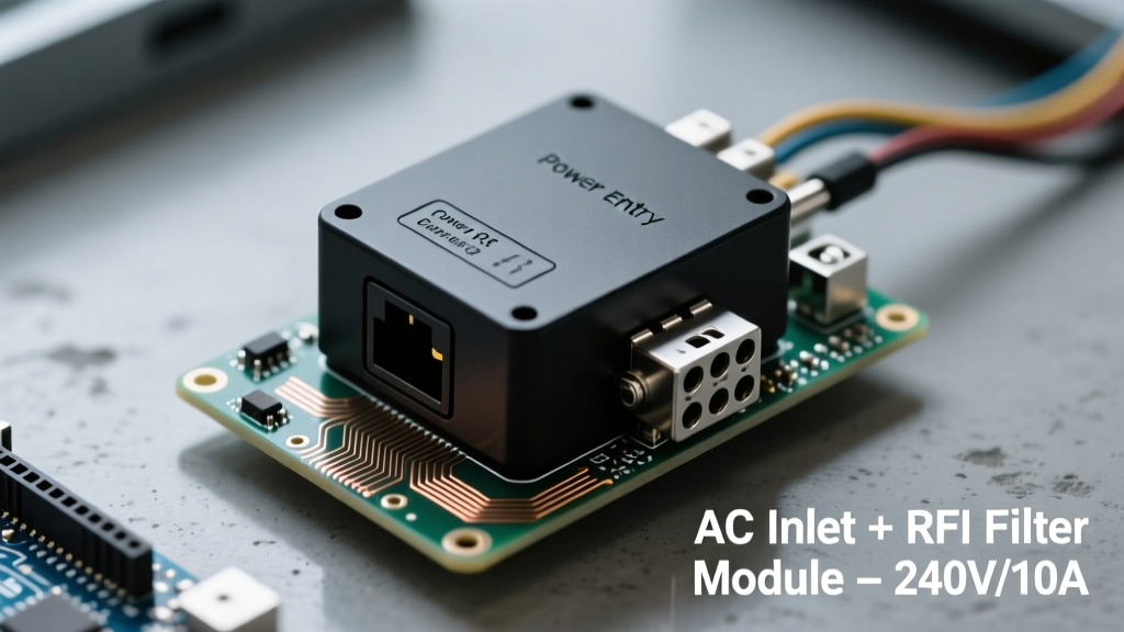 Power Entry Modules: How Integrated AC Inlet, Circuit Breaker, and RFI Filter Design Enhances Safety, Compliance, and System Reliability