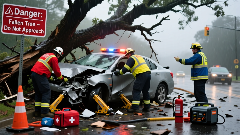 Tree Fell On Car: Emergency Response Guide