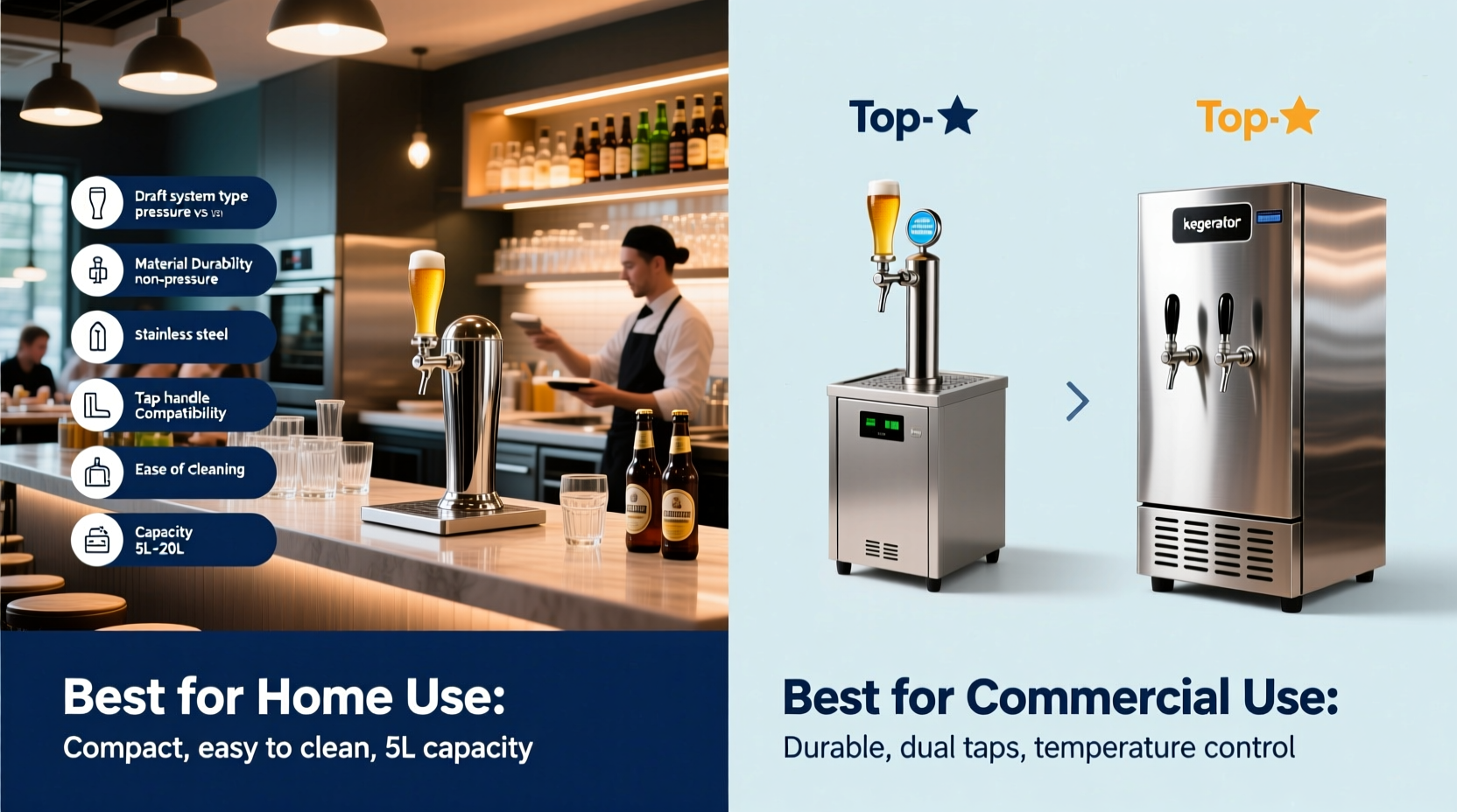How to Choose the Best Beer Dispenser for Home or Commercial Use