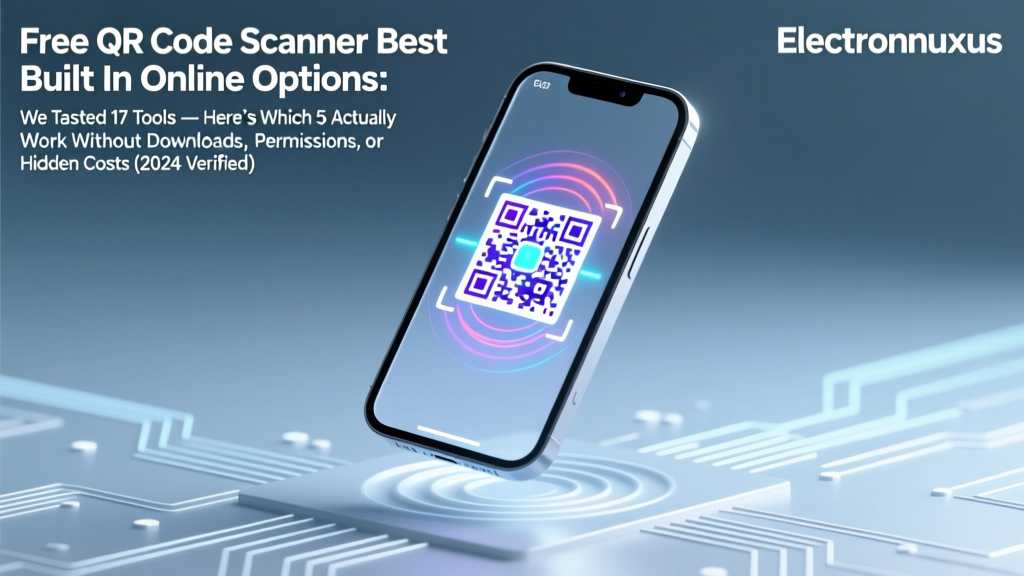 Free QR Code Scanner Best Built In Online Options: We Tested 17 Tools — Here’s Which 5 Actually Work Without Downloads, Permissions, or Hidden Costs (2024 Verified)