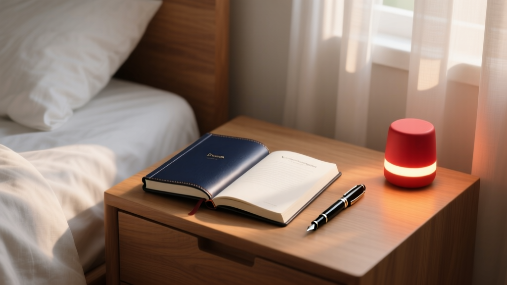 Bedside Journal Setup: Dream Journaling