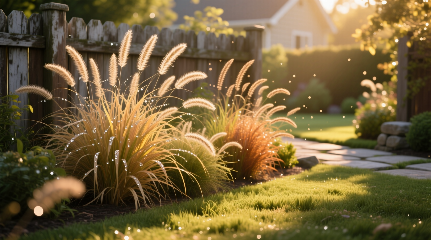 front yard ornamental grasses