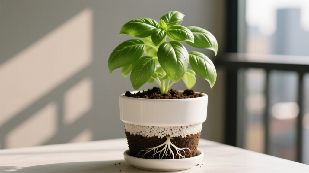 Indoor Sweet Basil Soil Mix: Science-Backed Recipe