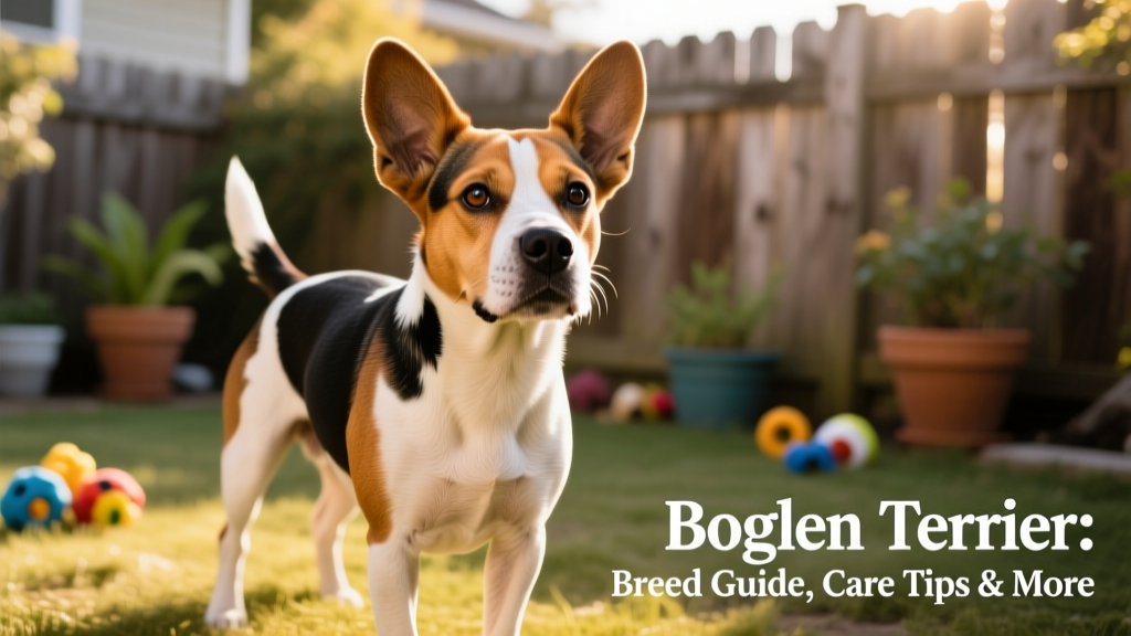 Beagle Boston Terrier mix dog