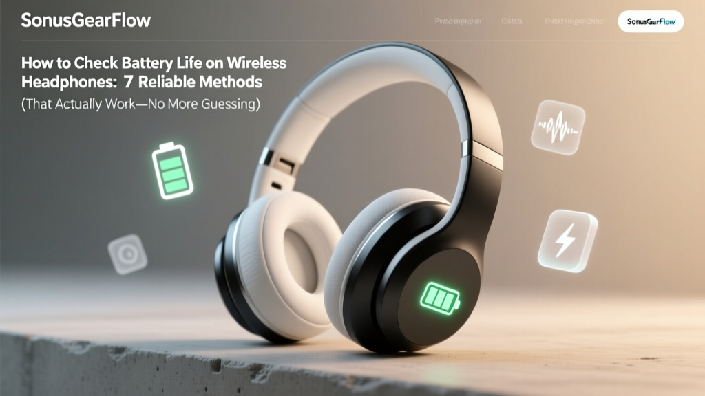 How to Check Battery Life on Wireless Headphones (2026)