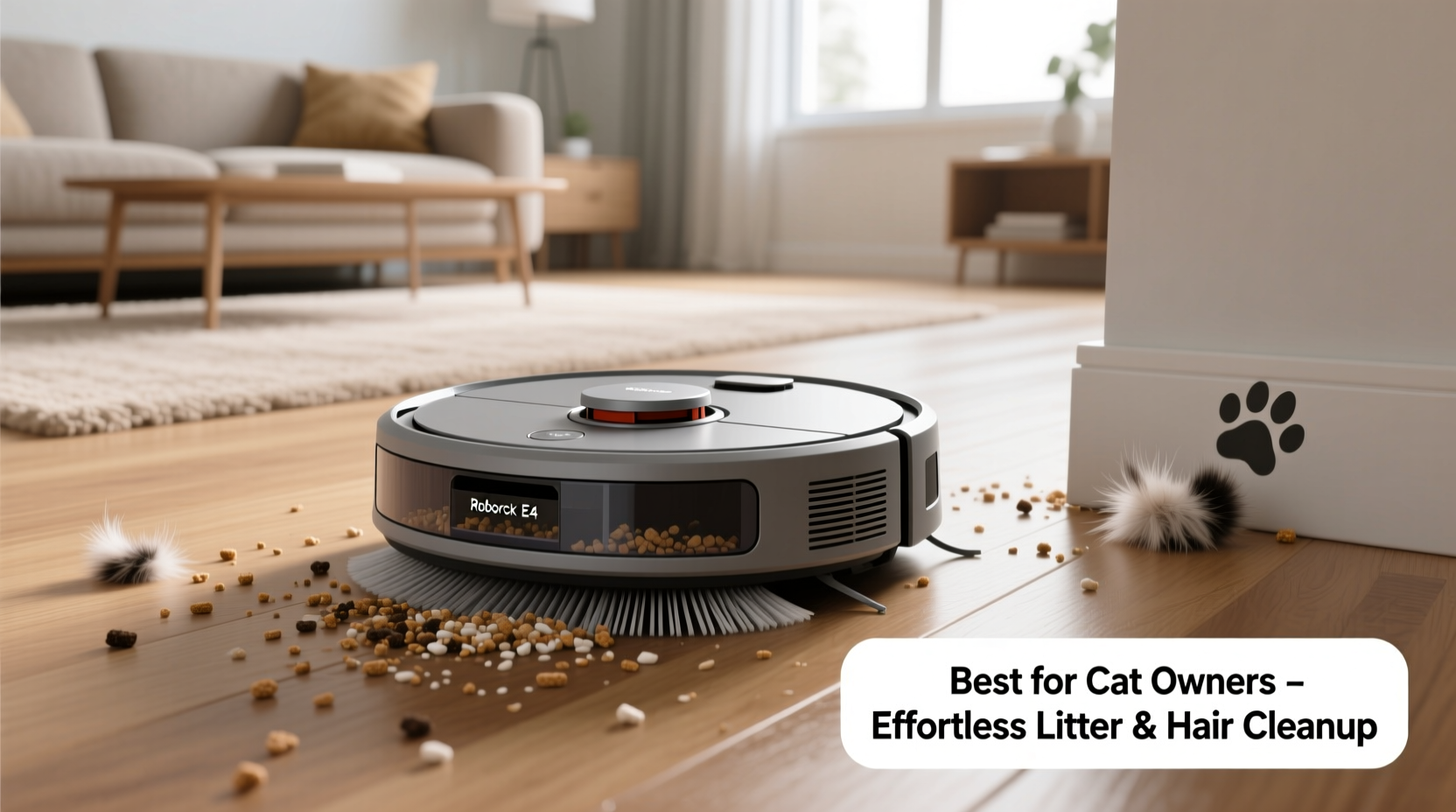 best affordable robot vacuum for homes with cats and litter tracking