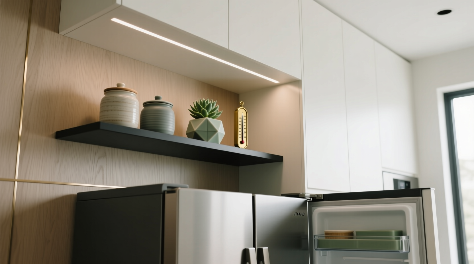 space above refrigerator storage