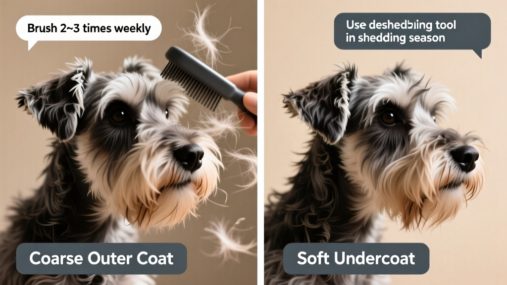 How Much Do Miniature Schnauzers Shed? Coat Types, Tips & FAQ