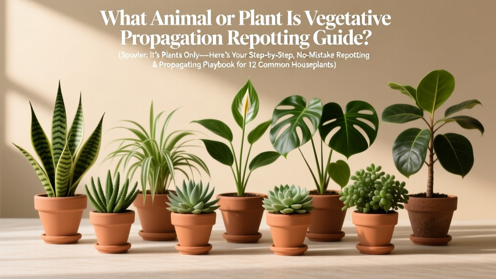 Vegetative Propagation Repotting Guide for Plants
