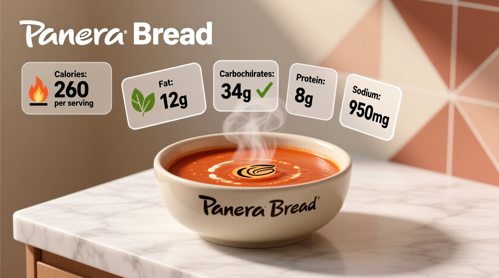 tomato soup panera calories