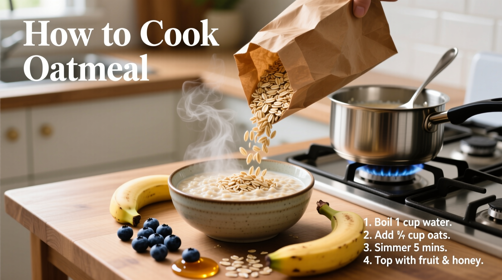 how to cook oatmeal