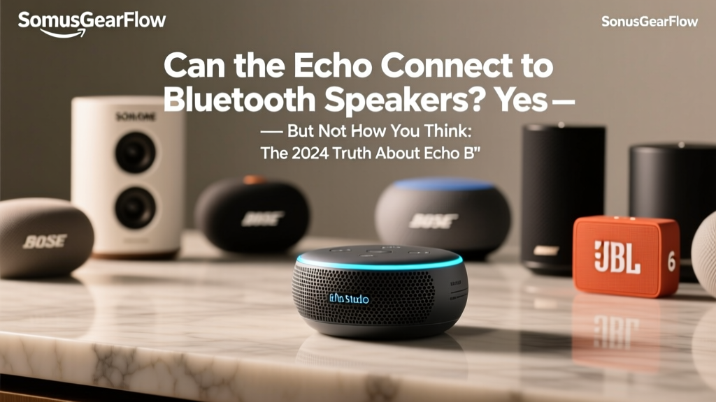 Can Echo Connect to Bluetooth Speakers? (2026)