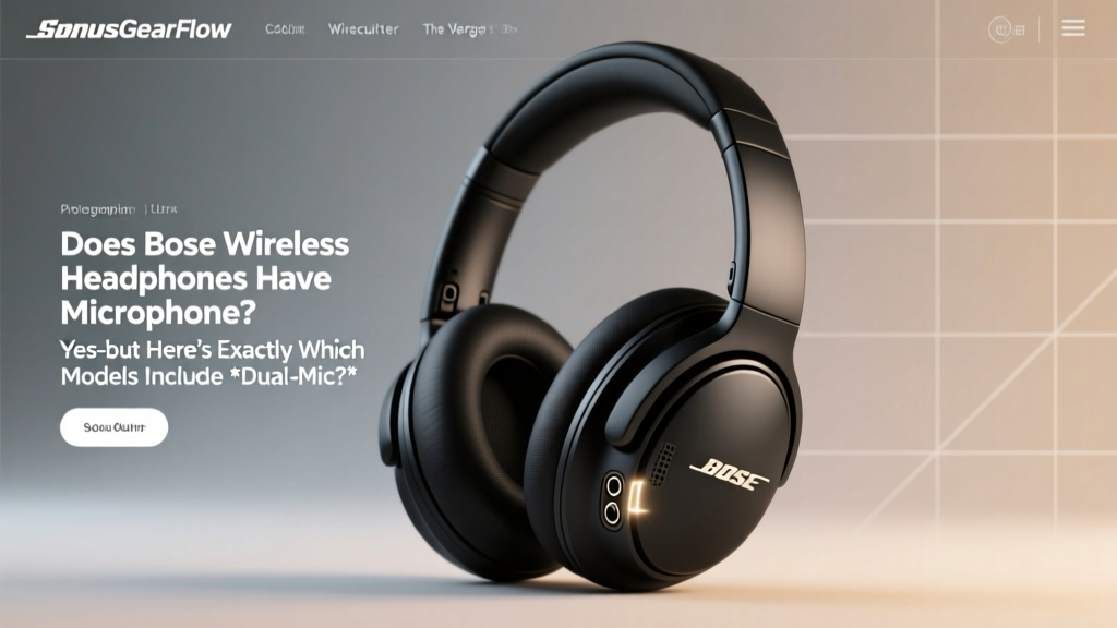 Bose Wireless Headphones Mic: Dual-Mic Models & Testing