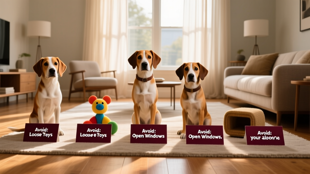 5 Things to Avoid When Leaving Your Dog Alone
