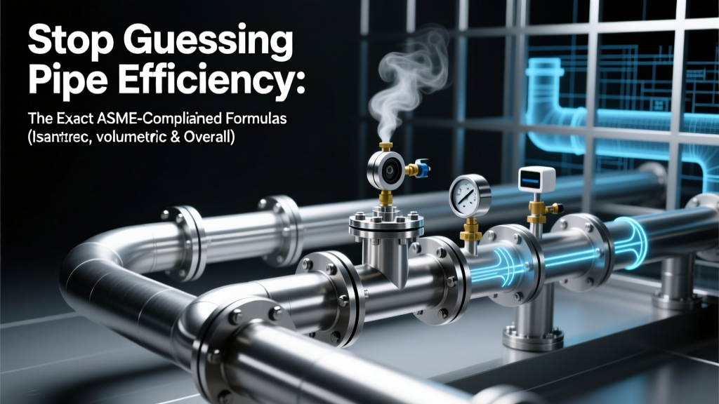 ASME-Compliant Pipe Efficiency Formulas for Engineers