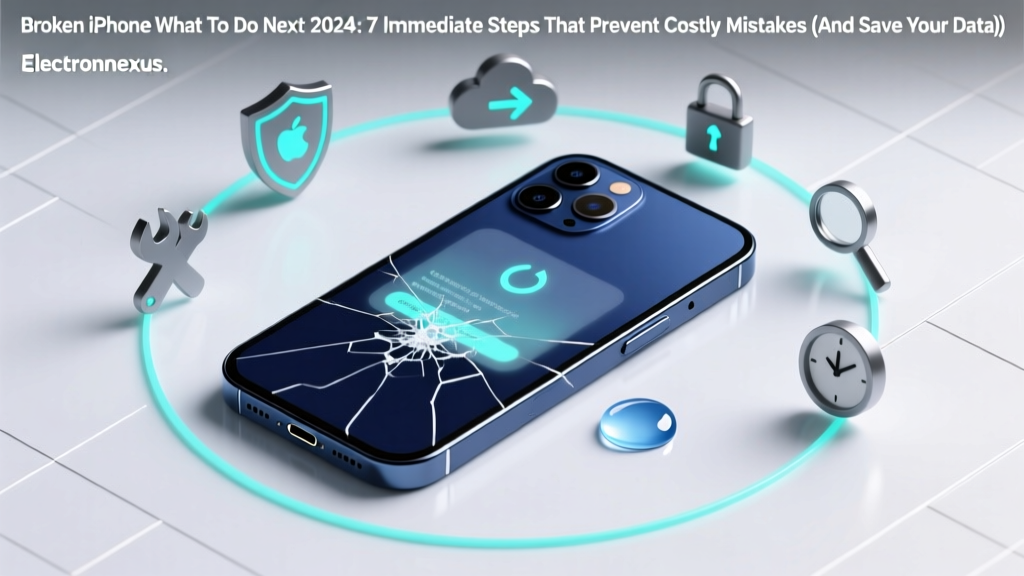 Broken iPhone What To Do Next 2024: 7 Immediate Steps That Prevent Costly Mistakes (And Save Your Data)