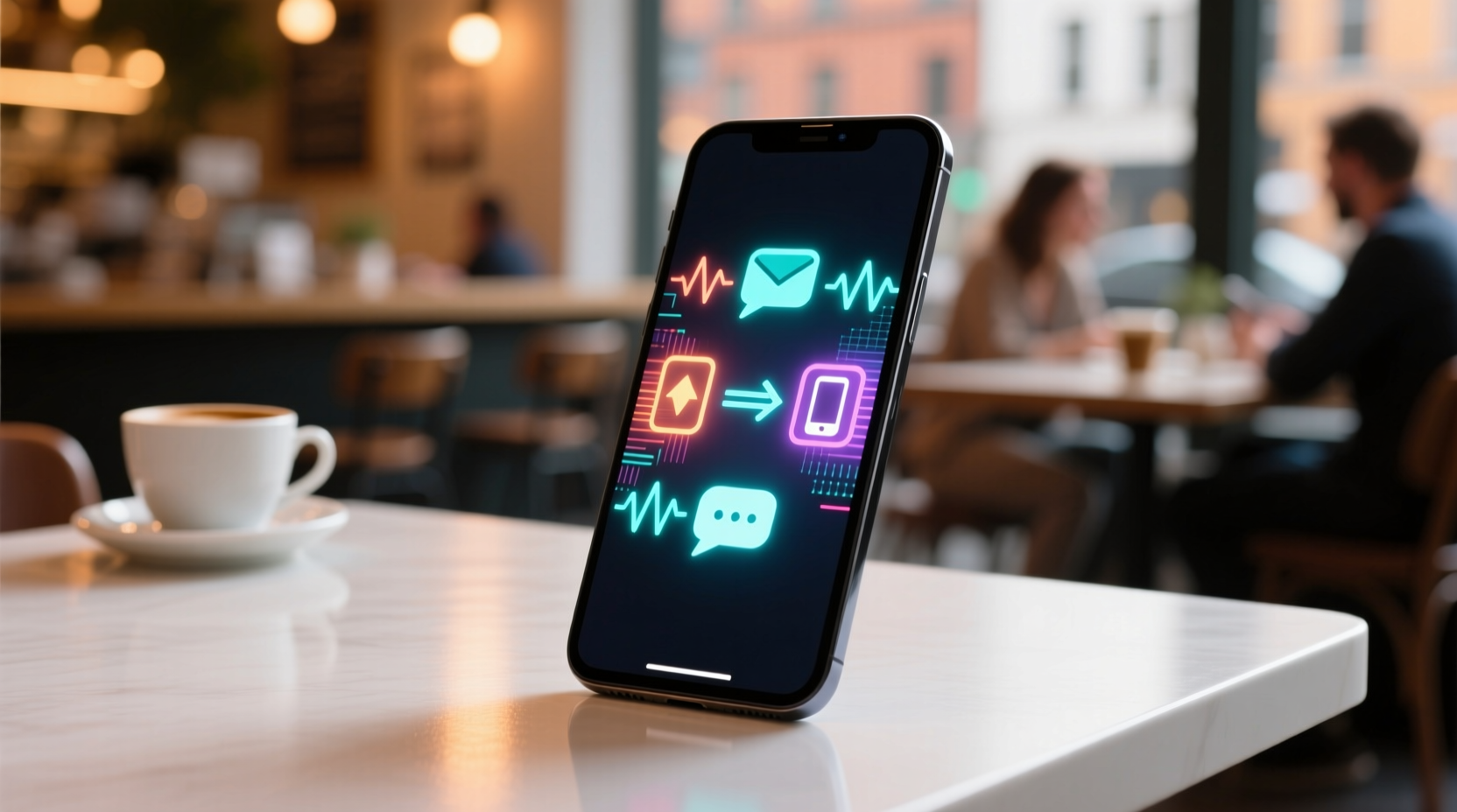 transfer aim messages to your cell phone