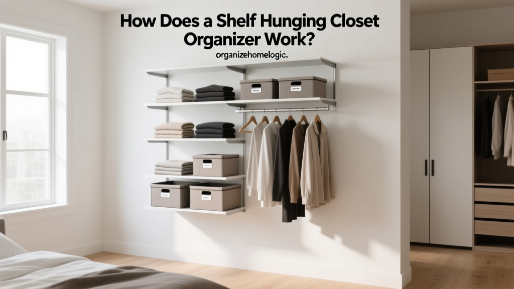How Does a Shelf Hanging Closet Organizer Work?
