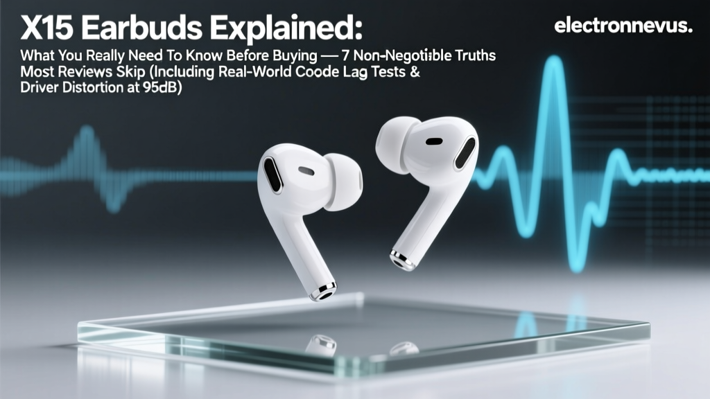 X15 Earbuds Explained: What You Really Need To Know Before Buying — 7 Non-Negotiable Truths Most Reviews Skip (Including Real-World Codec Lag Tests & Driver Distortion at 95dB)