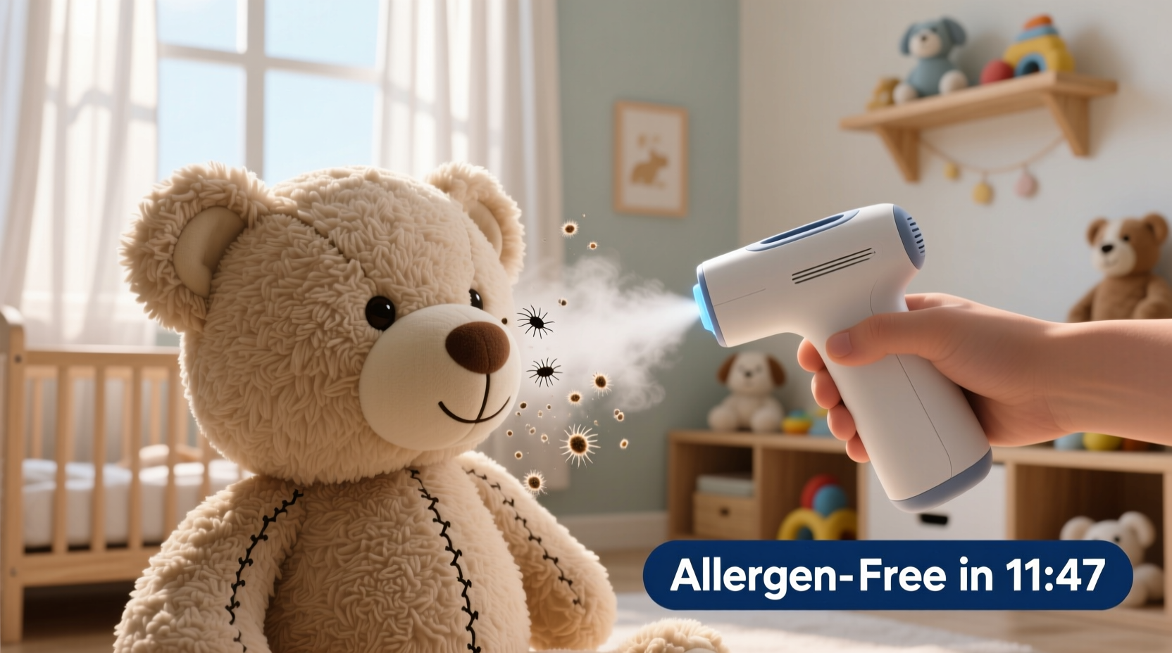 how to sanitize stuffed animals for kids with allergies