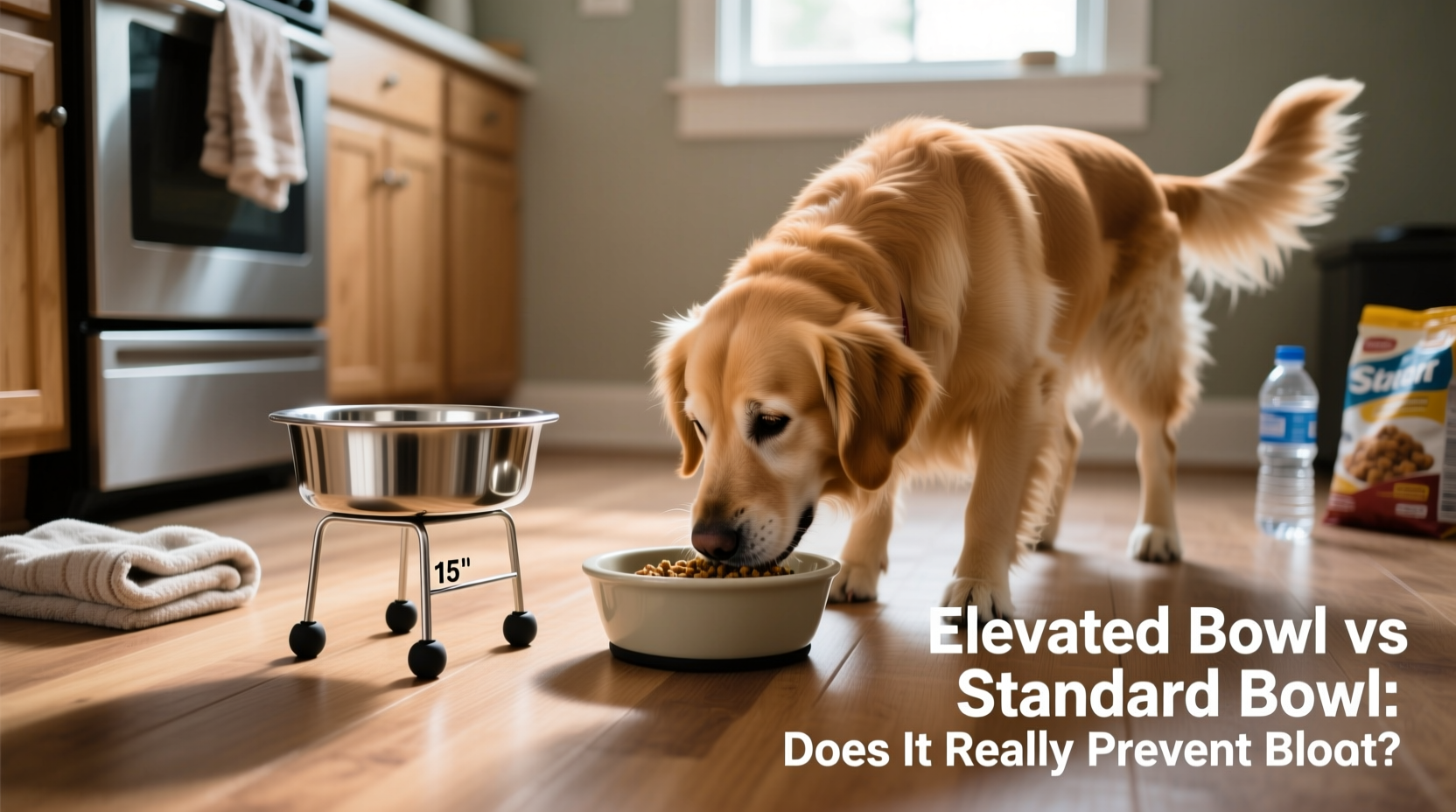 elevated dog bowl vs standard bowl does it really prevent bloat