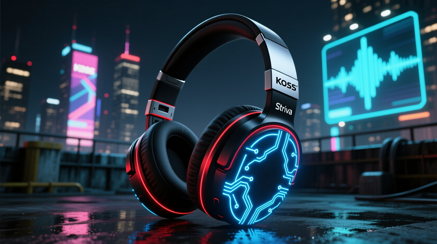 the koss striva headphones stream wireless tunes from y