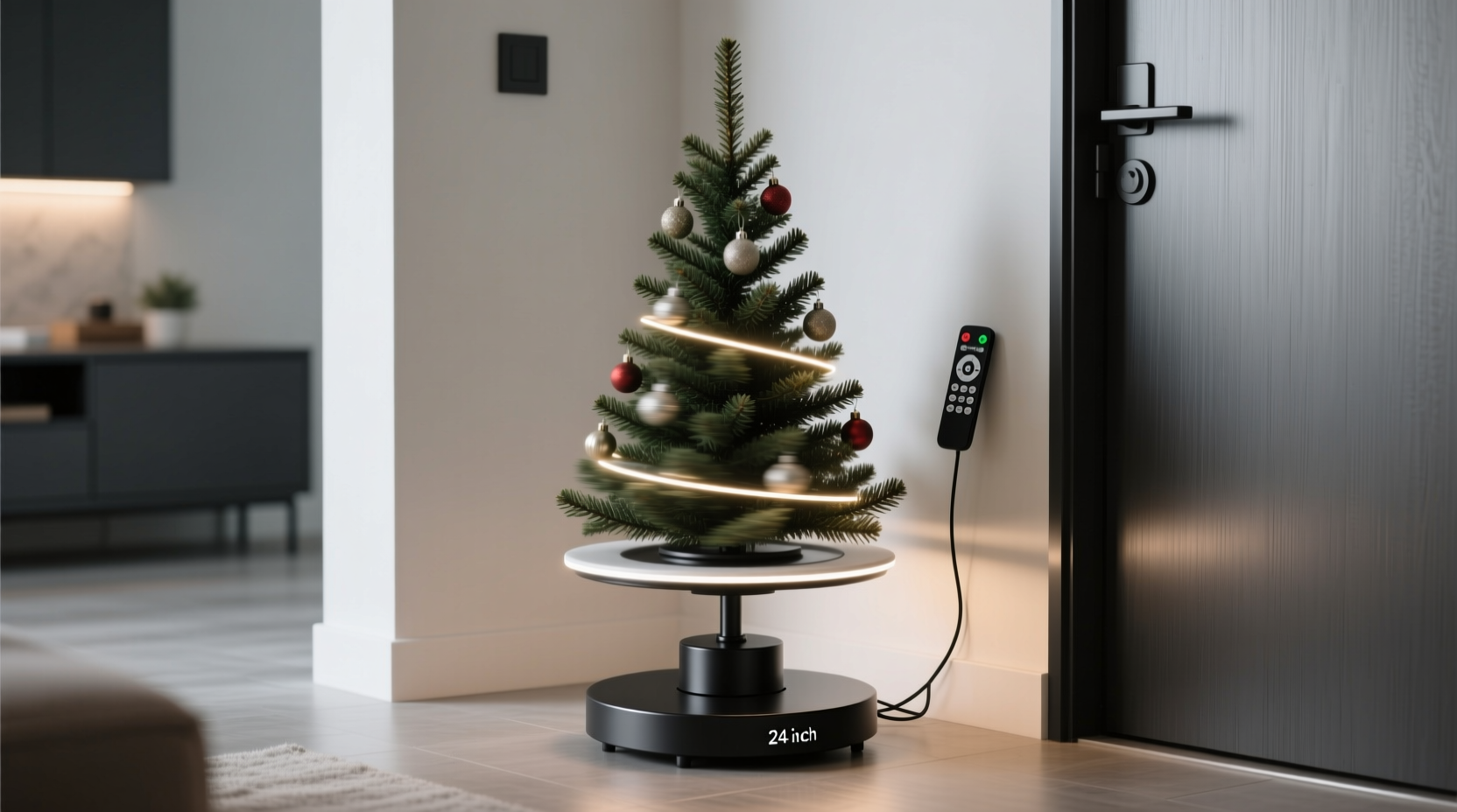 is a rotating christmas tree stand worth it for small spaces with frequent view changes