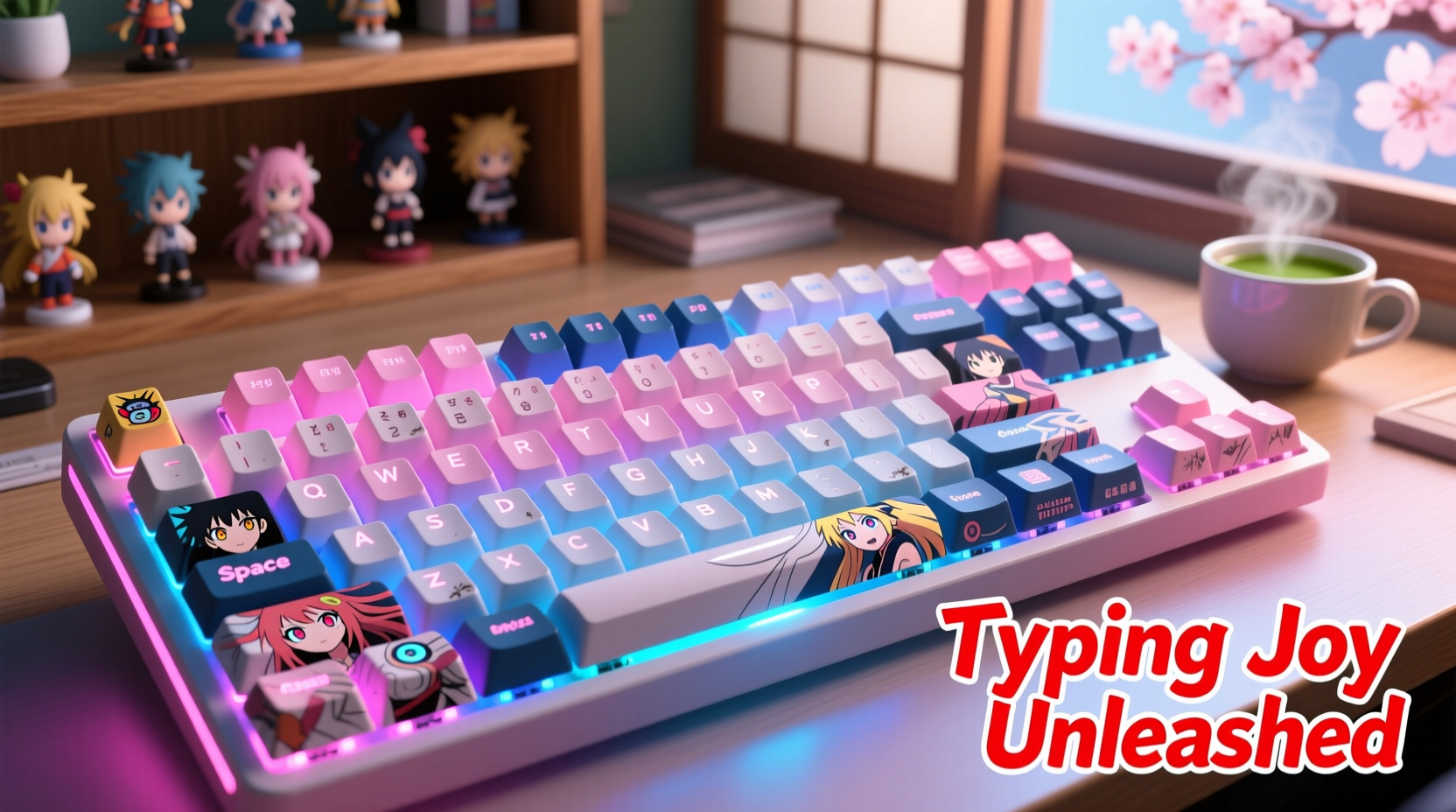 anime keycaps vs custom mechanical keyboard sets which boosts typing joy