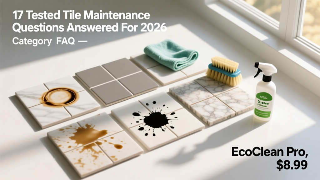 17 Tested Tile Maintenance Questions Answered For 2026