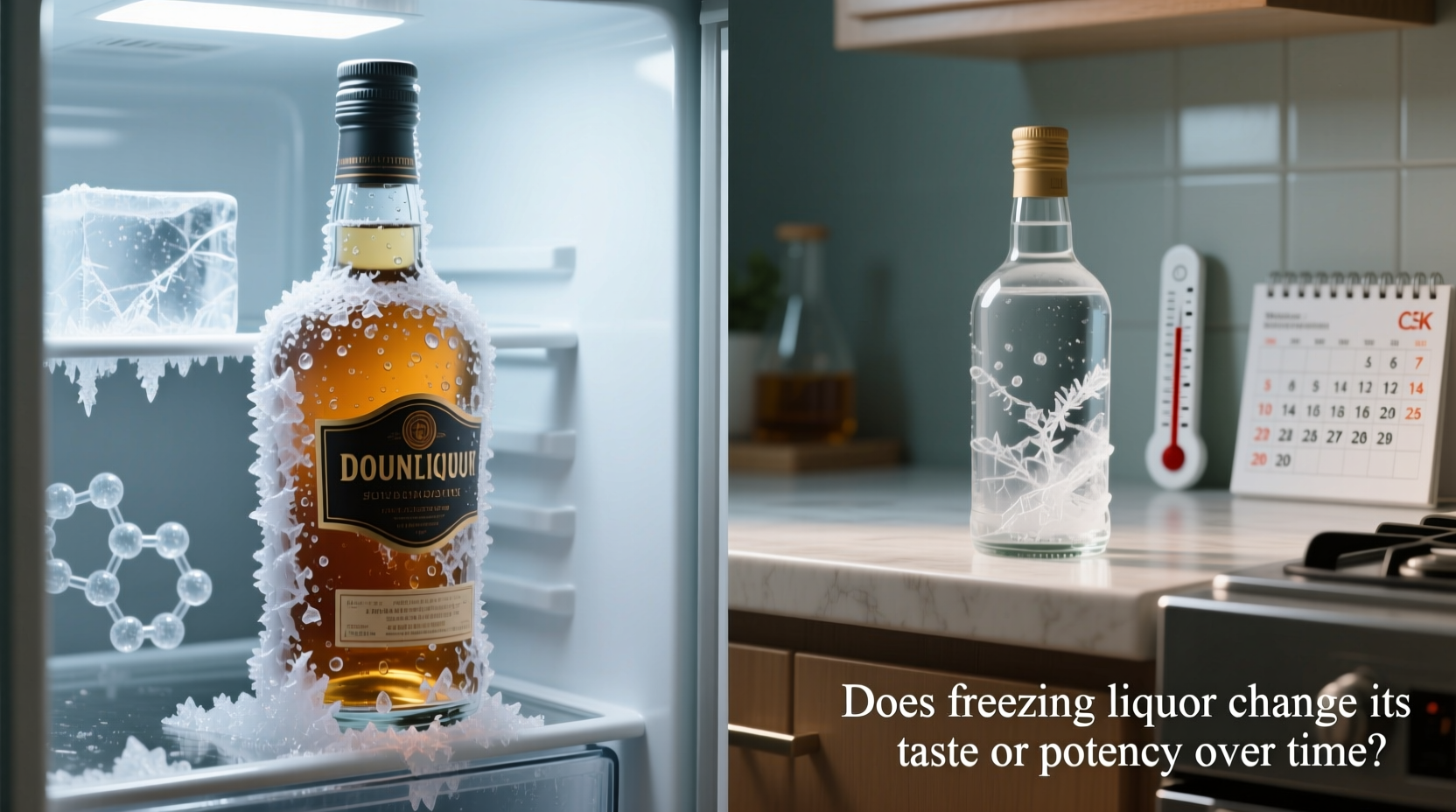 does freezing liquor change its taste or potency over time