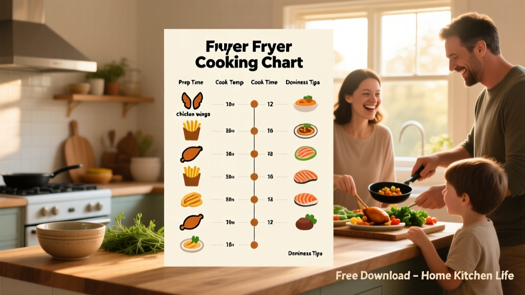 Printable Air Fryer Cooking Chart: Free Download & Tips