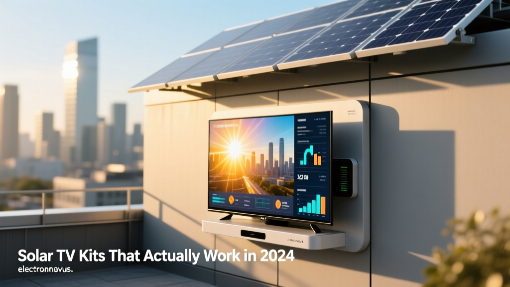 Solar TV Kits That Actually Work in 2024