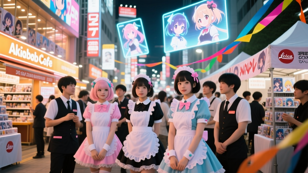 Akihabara Maid Cafés Post-Pandemic: 2024 Staff