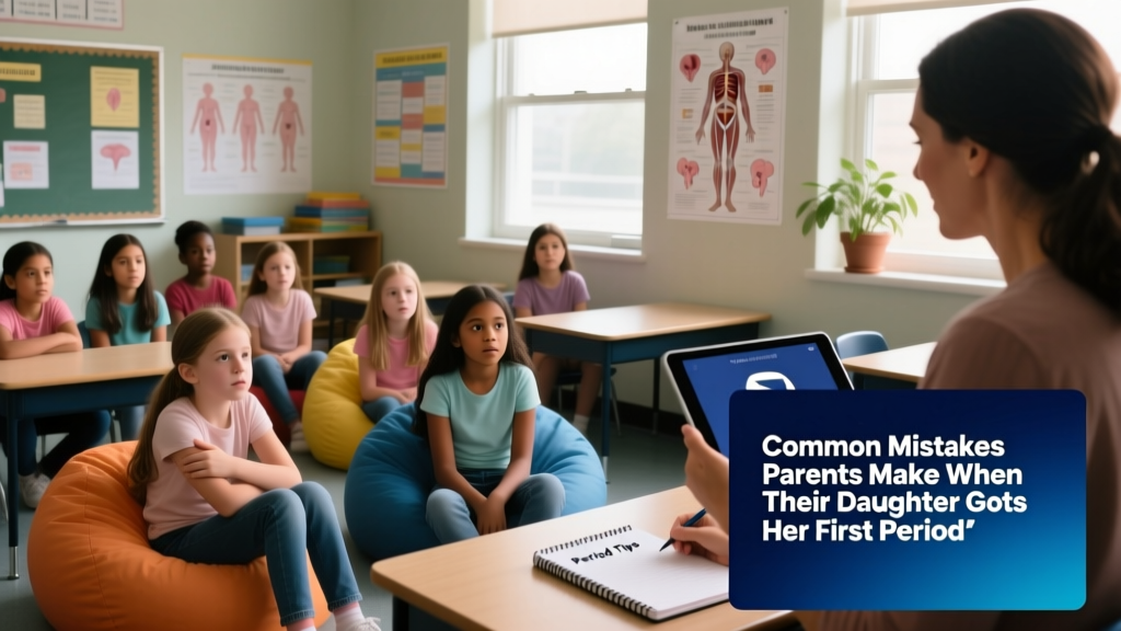 5 Common Mistakes Parents Make When Their Daughter Gets Her First Period — And What to Do Instead