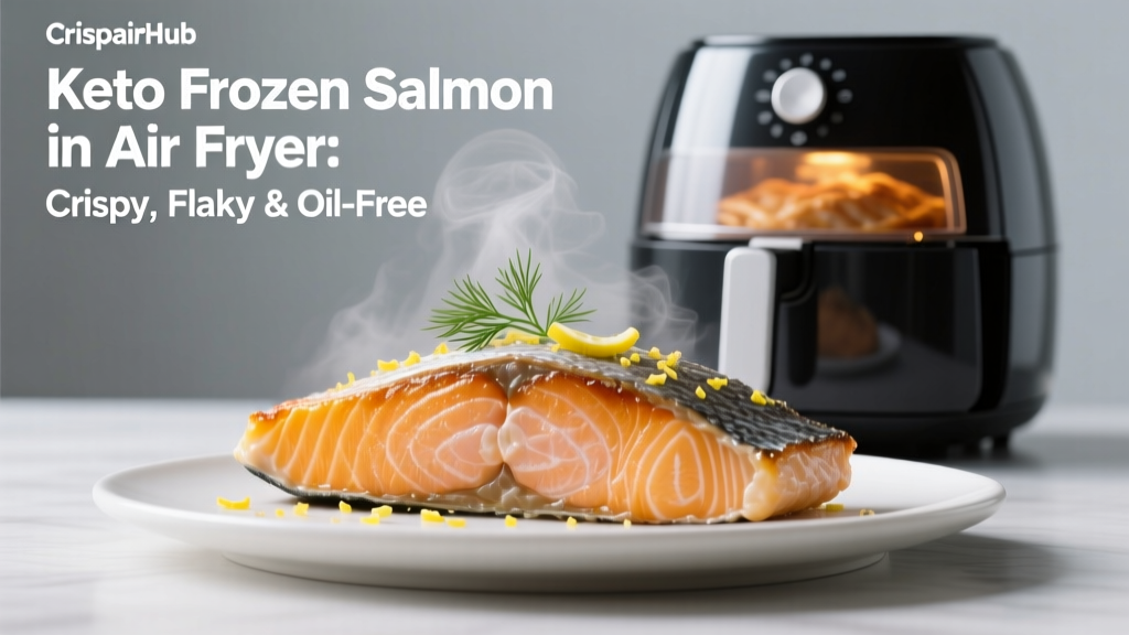 Keto Frozen Salmon in Air Fryer: Crispy, Flaky & Oil-Free