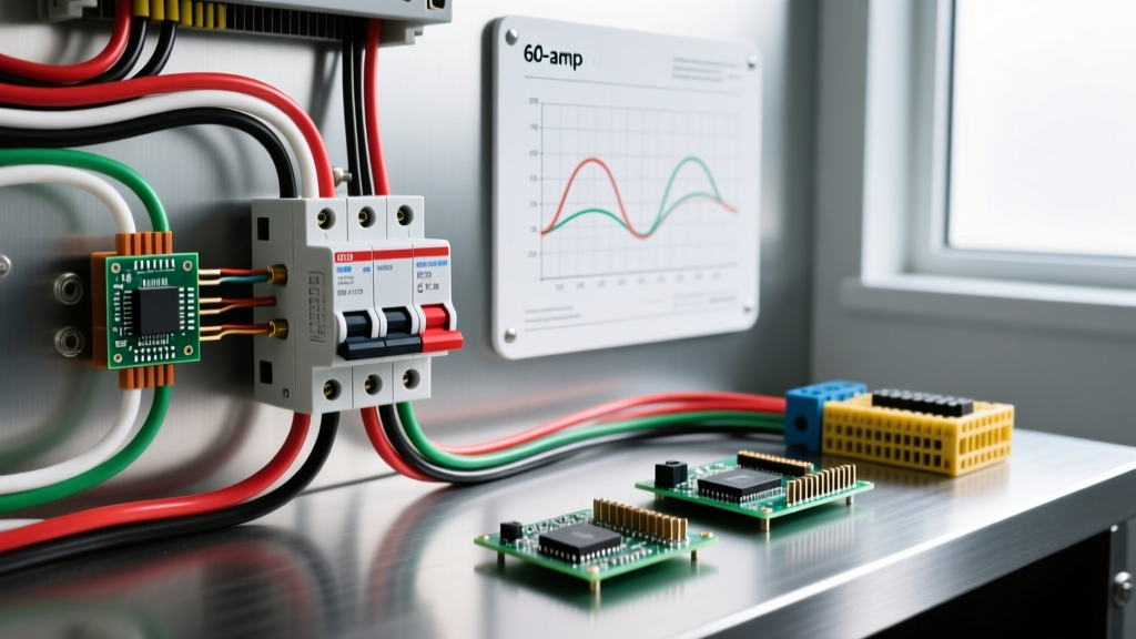 Wiring a 60 Amp Breaker: Trip Curves, Coil Specs, and Load Sizing