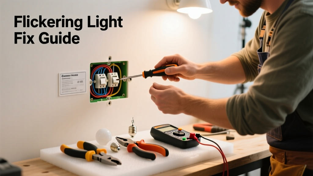 How to Fix Flickering Lights in Your Home