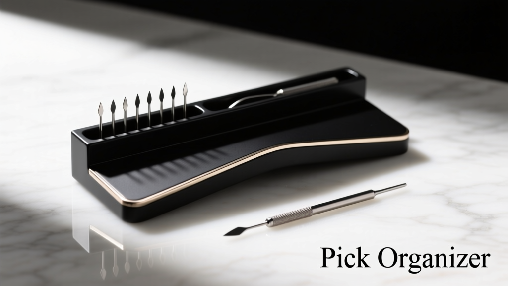 Organizer for Picks: A Practical Guide to Storing, Sorting, and Protecting Guitar, Bass, and Mandolin Picks