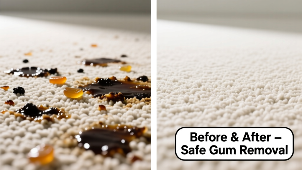 How to Remove Gum from Carpet Safely and Effectively