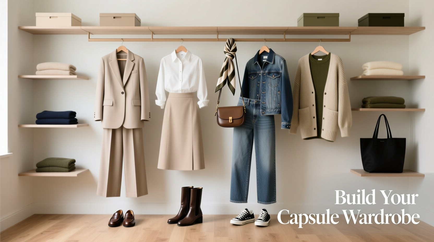 how to create a capsule wardrobe that fits both office and weekend looks