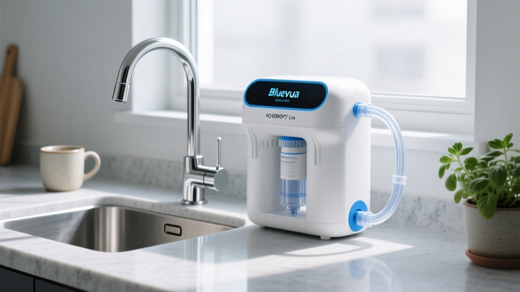 Bluevua RO100ROPOT Lite Countertop Reverse Osmosis Water Filter System Setup