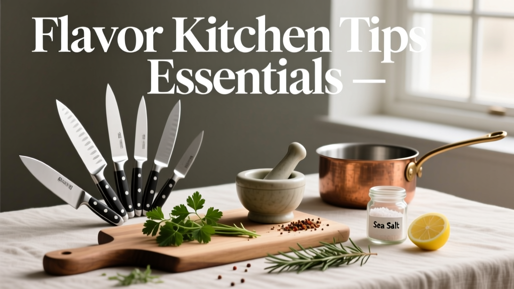 Flavor Kitchen Tips: Science-Backed Seasoning