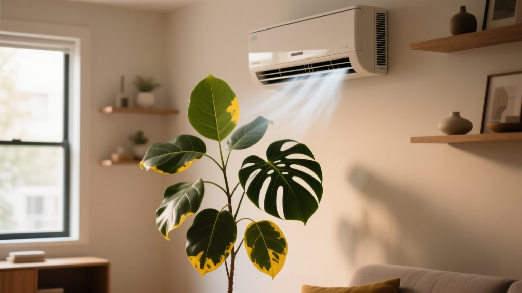 Why Plants Get Yellow Leaves Near AC Units