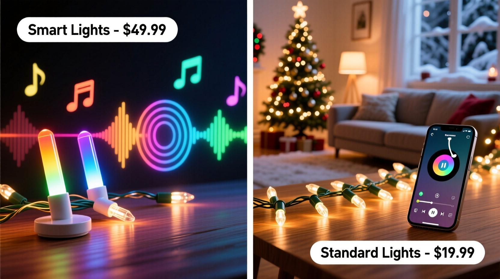 smart christmas lights with music sync are they worth the extra cost