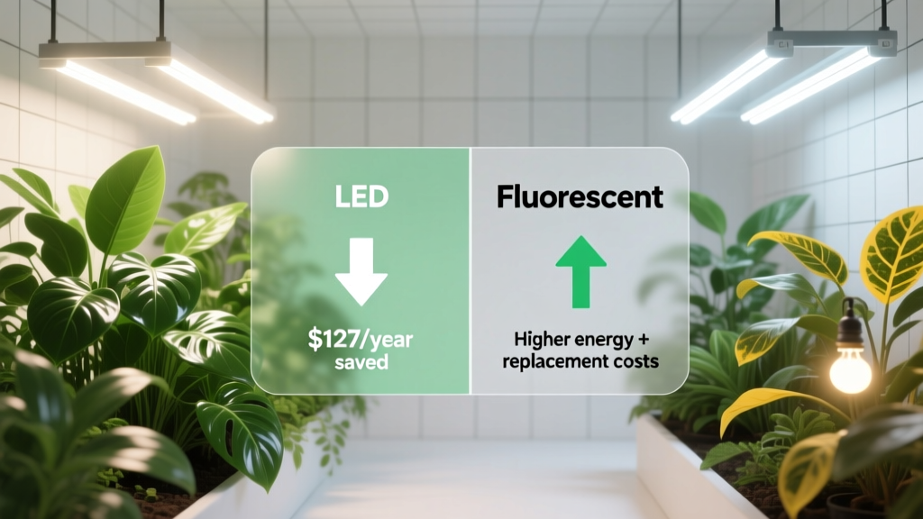 Fluorescent vs LED Grow Lights: Real-World Plant Results